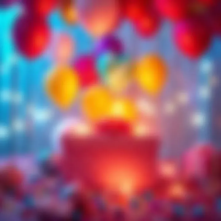 Birthday Bonus Celebration A festive scene showing colorful balloons and a gift box representing birthday bonuses for Plat 3 members.