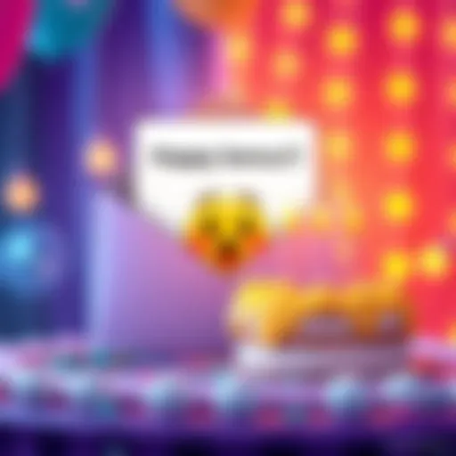 Birthday bonus announcement Email announcing the birthday bonus cut to $5 with a surprised expression emoji and a birthday cake illustration.