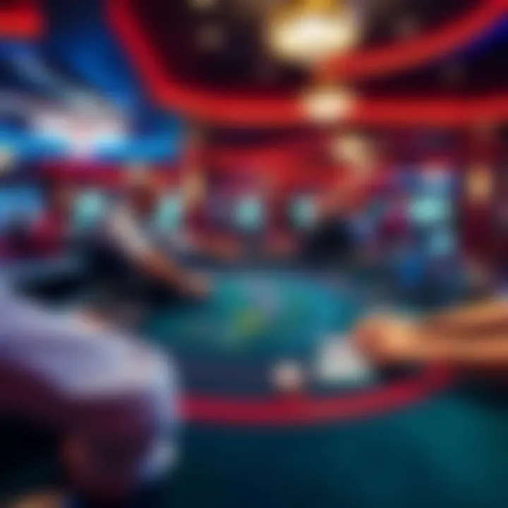 A blackjack table with players and cards at Graton Resort in Rohnert, CA, showcasing gameplay and shuffling machines