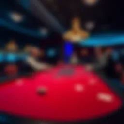 A Blackjack table with players and a dealer in a casino setting, emphasizing the tension after a player is asked to leave.
