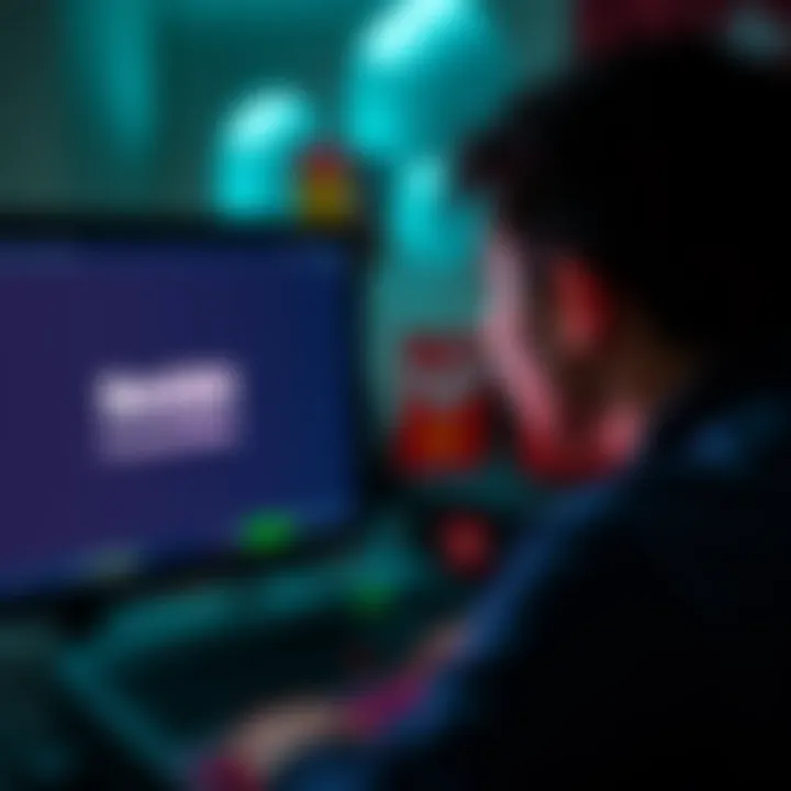 Person looking frustrated at a computer screen showing Bet365 account block message