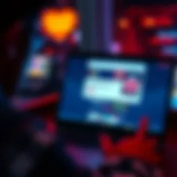 A person looking at their laptop with a notification about blocked online casinos, showing an empty inbox and ads removed from a website.