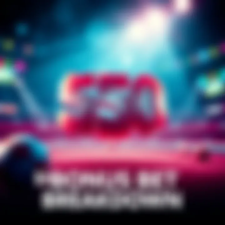 Bonus Bet Breakdown A visual showing a $50 sportsbook bonus bet being split into five separate $10 wagers, representing betting flexibility.