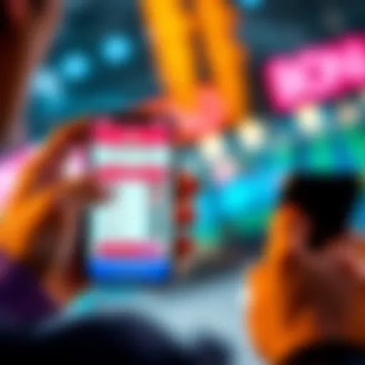 A person examining a smartphone with a bonus bet offer on the screen, depicting how bonus bet deposits work