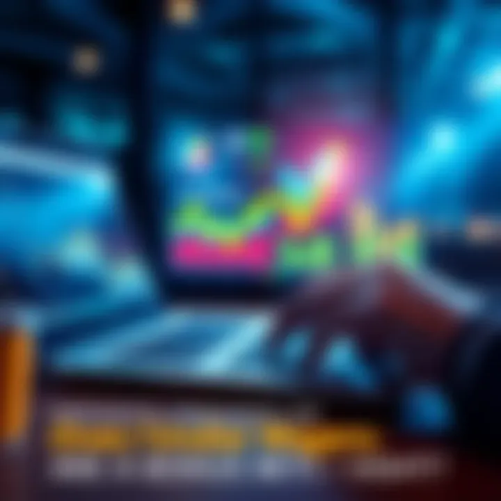 Bonus Bet Insights A person analyzing betting trends with charts and graphs on a laptop