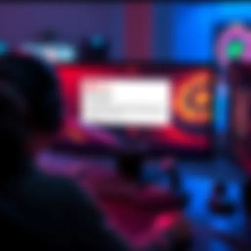 A player in front of a computer screen showing a bonus notification email from Plat 6 casino after years of playing.