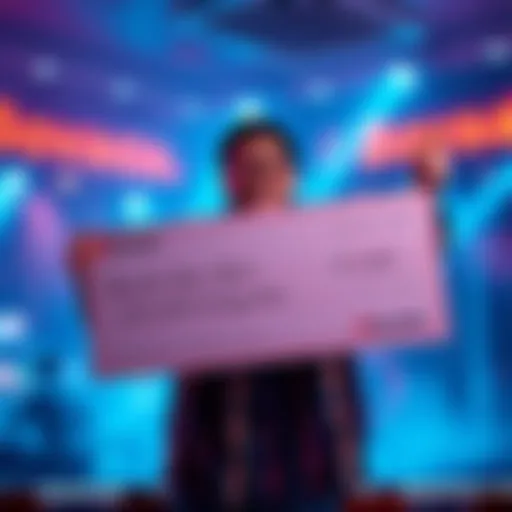 A satisfied Bovada user holding a large check symbolizing their $14,800 compensation