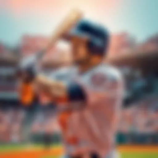 Brice Turang swinging a baseball bat during a game, focusing on hitting a single against Toronto.