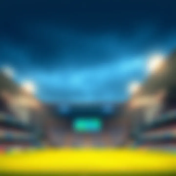 View of Bristol Rovers stadium during a match, fans cheering in the stands, and a focus on the field.