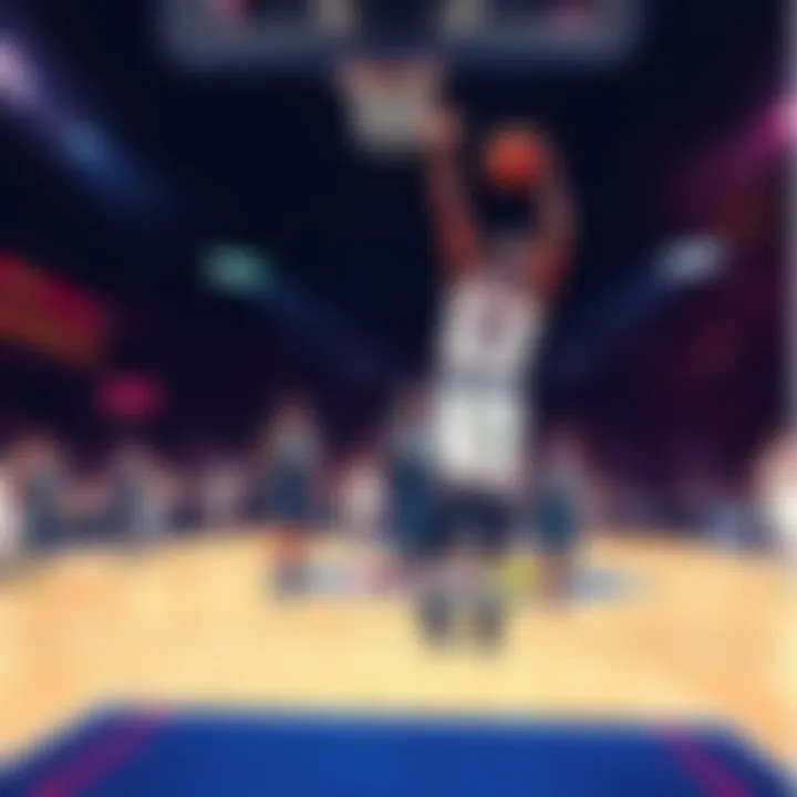 Brunson takes a shot while teammates watch during a crucial moment in the game against Atlanta