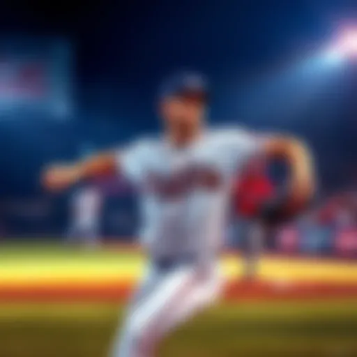 Bryce Elder on the mound during a Braves game against the Mets, focused and ready to pitch