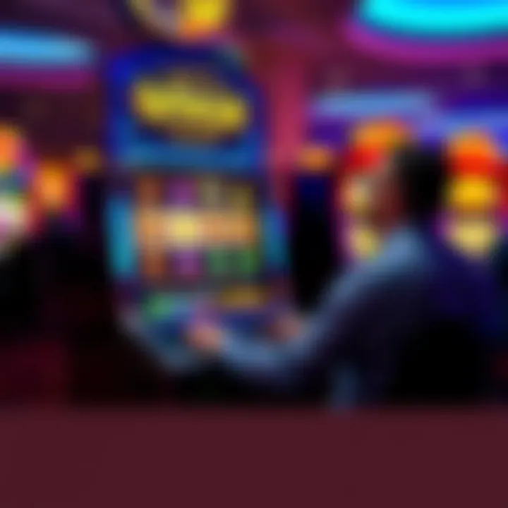 A person playing the Buffalo Link slot machine with a $40 free play voucher, hitting winning spins with $1 bets.