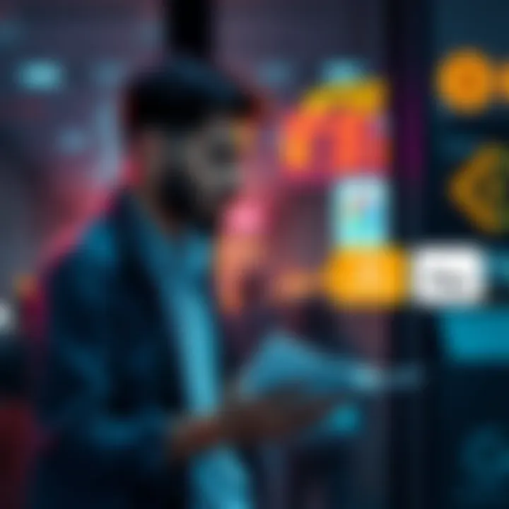 A person discussing cryptocurrency transfers and payment options, with Binance and Google Pay logos visible