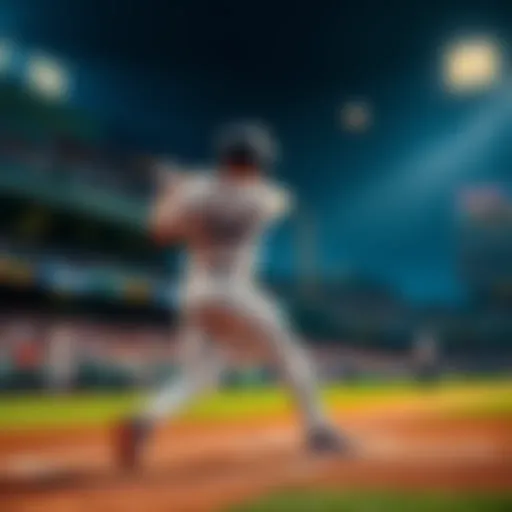 Caleb Durbin making a game-winning hit during the ninth inning of a baseball game