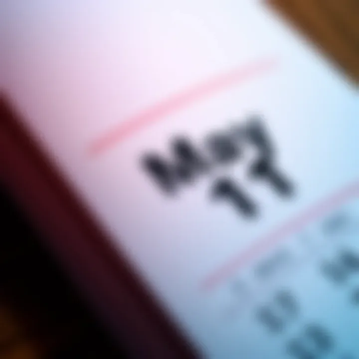 A close-up of a calendar page highlighting May 11th as a significant date for the monthly drop