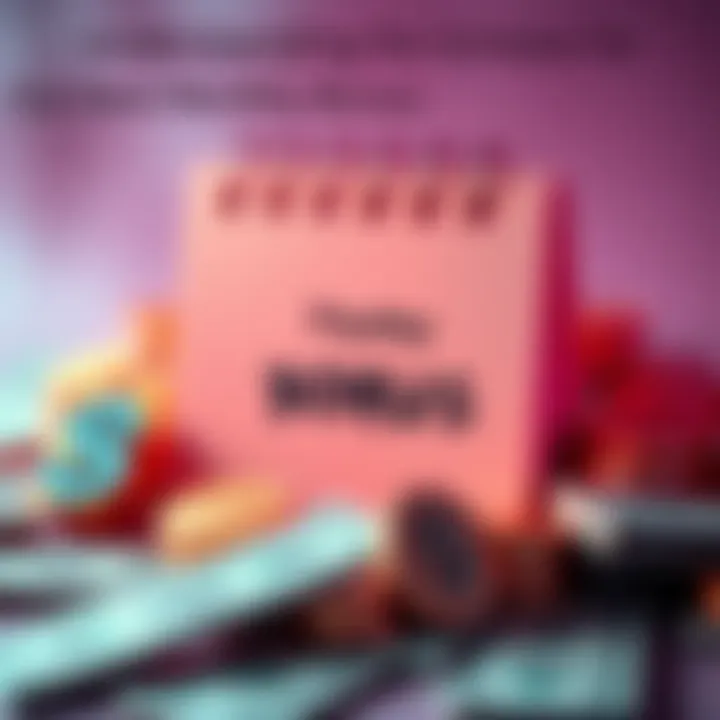 A calendar marked for payday with money symbols around it, representing the timing of the monthly bonus.