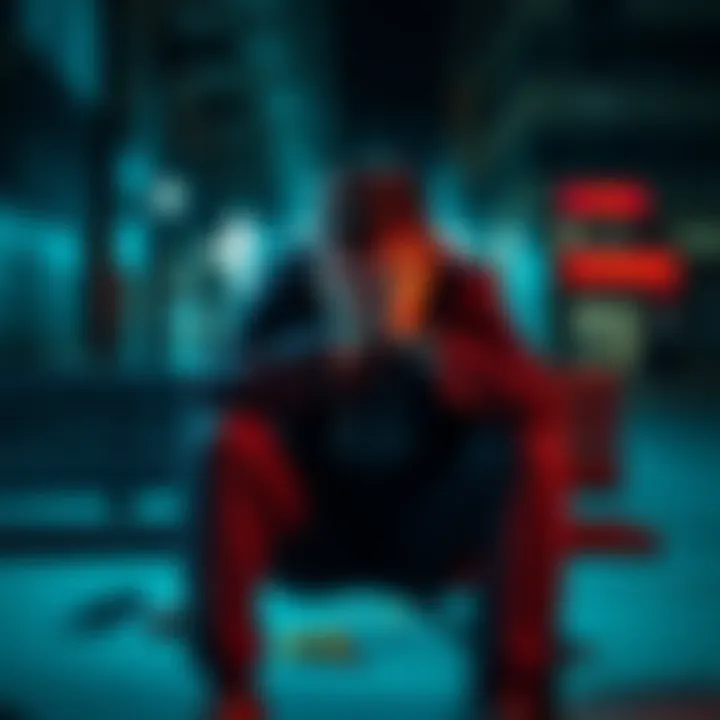 A Canadian person looking sad and defeated, sitting on a bench with their head in their hands, symbolizing loss and struggle.