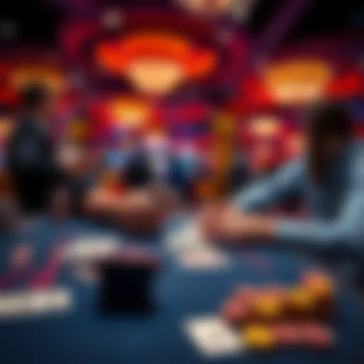 A person practicing card counting at a blackjack table in a casino in Ontario, Canada