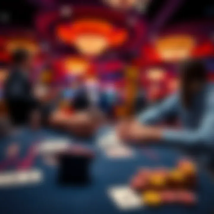 A person practicing card counting at a blackjack table in a casino in Ontario, Canada