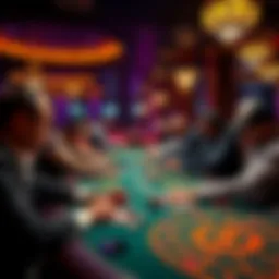 Players engaged at cash game tables with chips in hand at Casino Schenefeld in Germany.