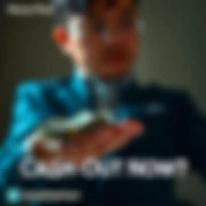 A person weighing cash in one hand and investments in the other, reflecting on financial choices.