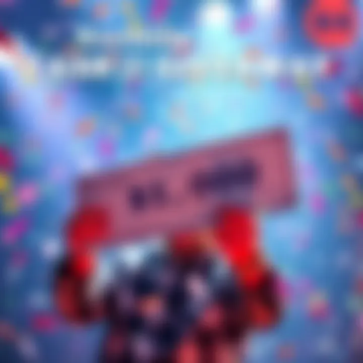 Exciting Cash Giveaway A person holding a large check for $1,000 with confetti falling around them, celebrating a cash prize win.