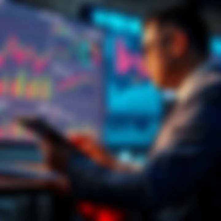A businessperson analyzing financial charts and graphs, contemplating cash flow strategies.