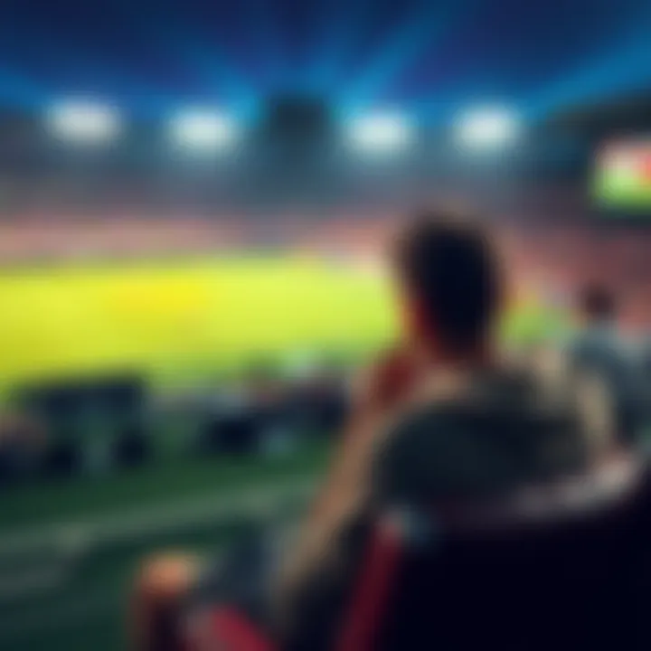 A person contemplating cashing out their 20-leg parlay bet while watching a soccer match on TV.