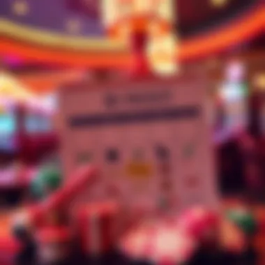 Casino Bingo Scavenger Hunt A bingo card with various casino-themed items to find during a scavenger hunt at a local casino for a birthday celebration