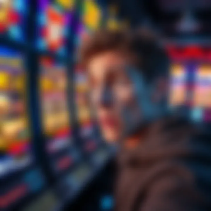 Casino Bonus Spins A player looking frustrated at a casino game screen with inactive bonus spins