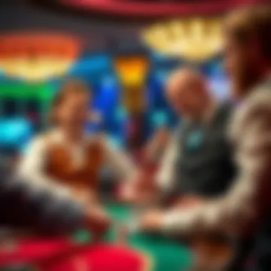 A casino dealer smiling as they receive a tip from a player at a card table