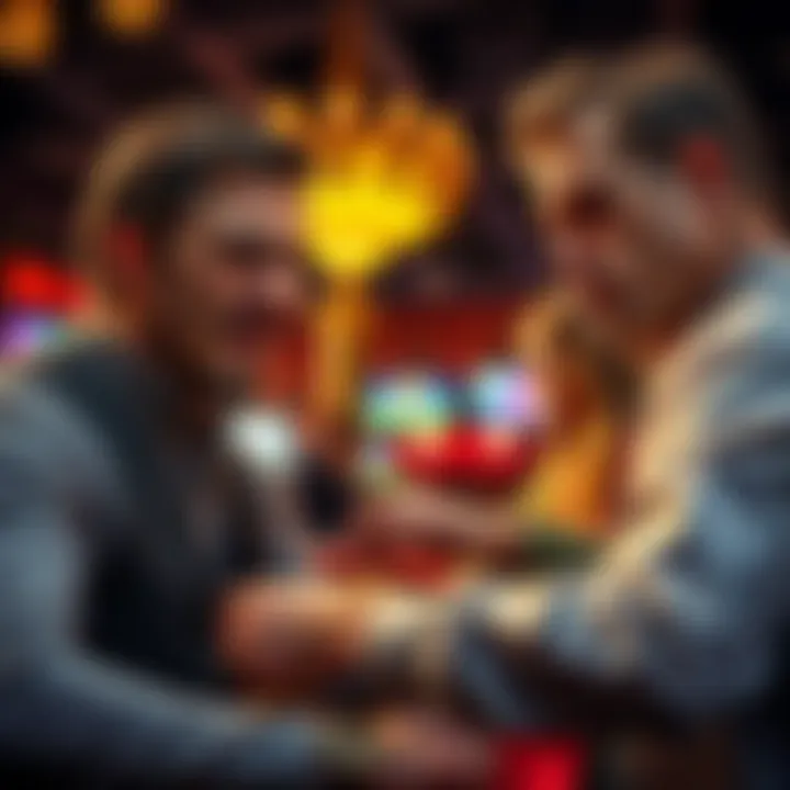 Frustrated casino player confronts a dealer aggressively asking for tips at Morongo Casino.