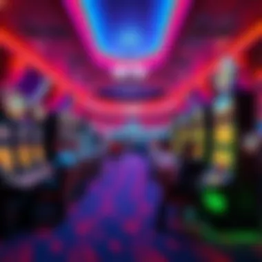 A vibrant casino floor scene showing players enjoying various games and winning, highlighting a positive gaming atmosphere.