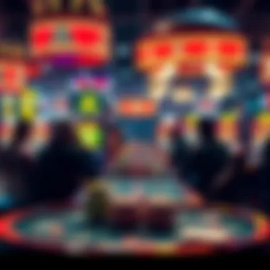 A visual representation of players analyzing different casino gaming platforms, highlighting the differences in gameplay performance and balance management.
