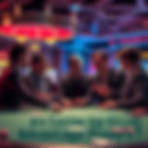 Group of advantage players talking about AI detection technology in a casino setting