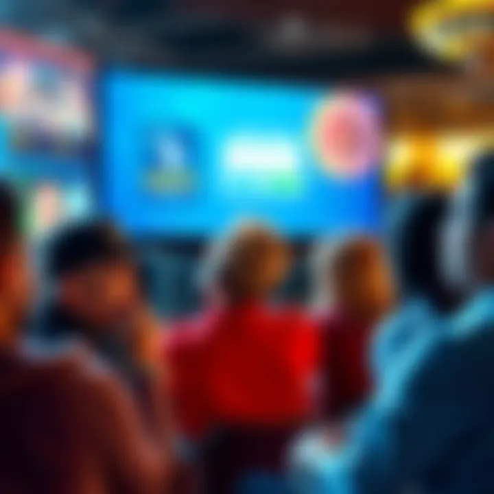 A group of unhappy casino players looking at a computer screen showing a login page for Sidepot, expressing disappointment over the new registration requirement.