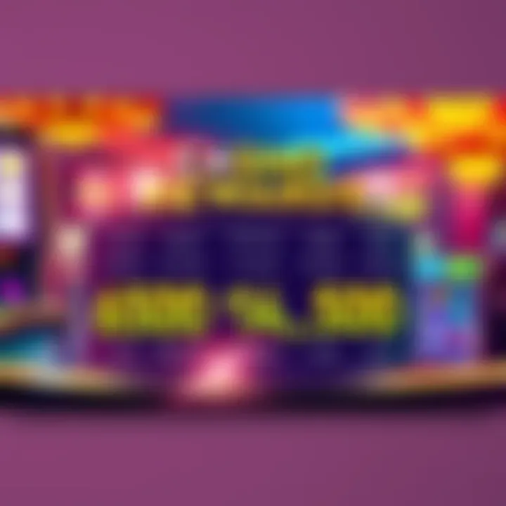 A graphic showing casino rewards with tier credits and coin-through amounts, highlighting potential benefits for players.