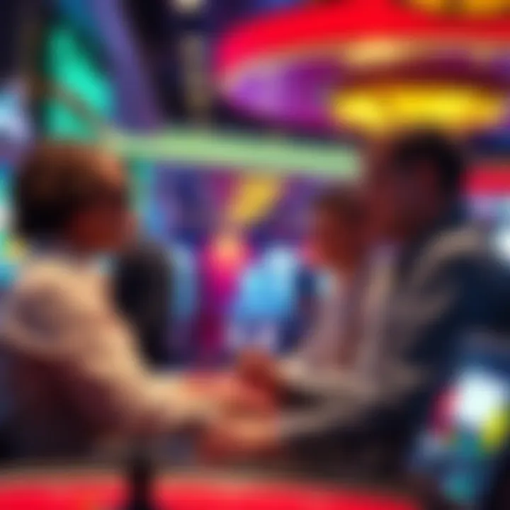 Casino Surveillance Staff Monitoring Casino staff observing players for unusual behavior that indicates advantage play