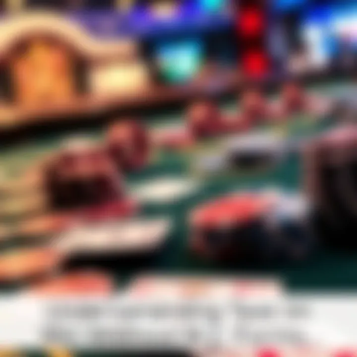 A close-up of a casino table covered with chips and playing cards, highlighting the excitement of gambling without W2 forms for tax reporting.