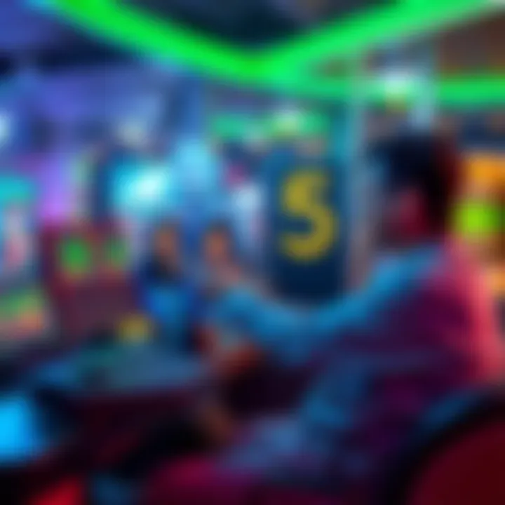 Casual Betting on Cloudbet A person enjoying online betting on Cloudbet, engaging with a user-friendly interface and various games.