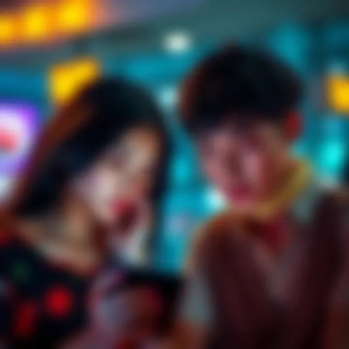 A concerned individual looks at a smartphone screen displaying Polycasino ads, showing regretful expressions.