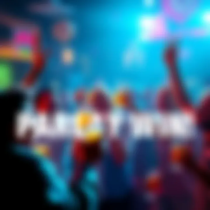 People celebrating a big parlay win with drinks and cheers in a lively setting