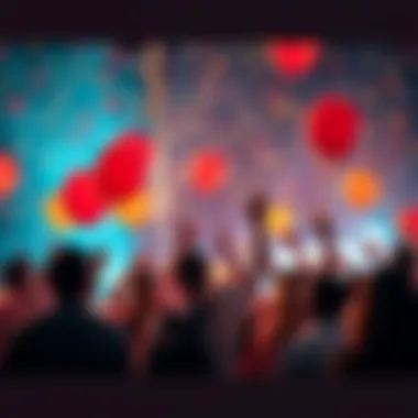 People celebrating a major milestone with balloons and confetti in 2026