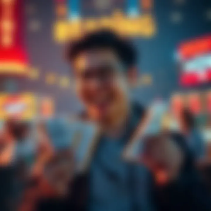 A person with a smile, holding betting slips, reflecting a positive attitude despite past losses