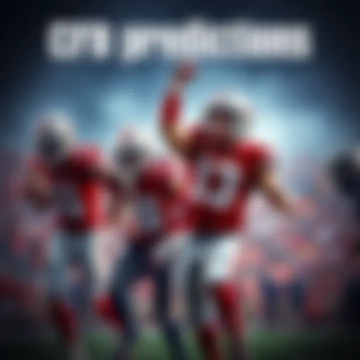 CFB Predictions - Ohio State vs Penn State Ohio State players celebrating a touchdown against Penn State during a college football game.