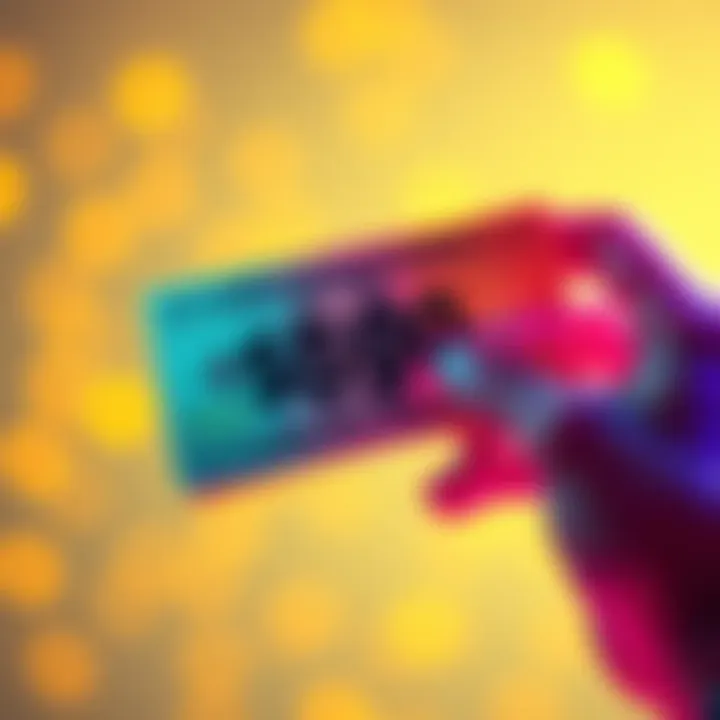 A hand holding a $500 cash prize with a bright background