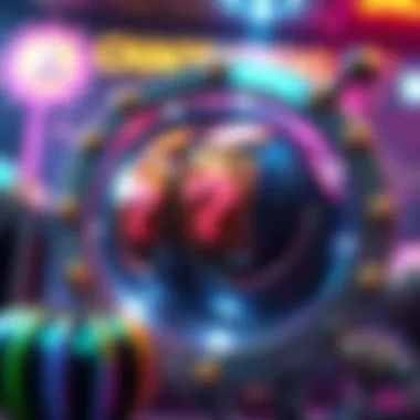 A gameplay scene of Chaos Crew 2 showing symbols on a spinning reel without bonuses