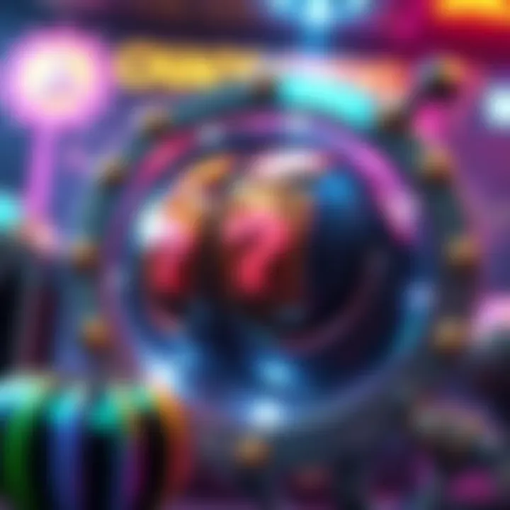 A gameplay scene of Chaos Crew 2 showing symbols on a spinning reel without bonuses