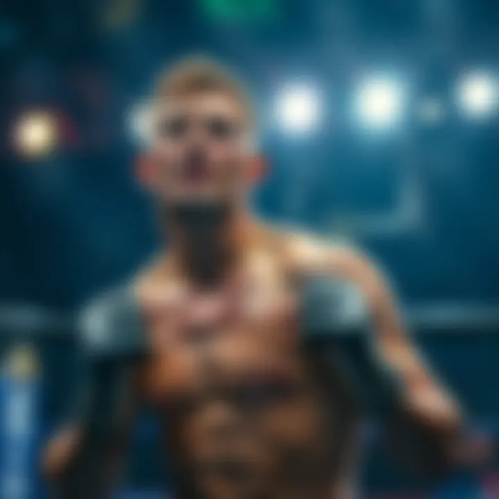 Chase Hooper prepares for a fight against a 0-2 opponent, showcasing confidence and focus in the cage.