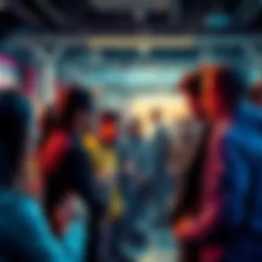 Chat Forum on theScore App People engaging in a chat forum about theScore app, sharing tips and experiences